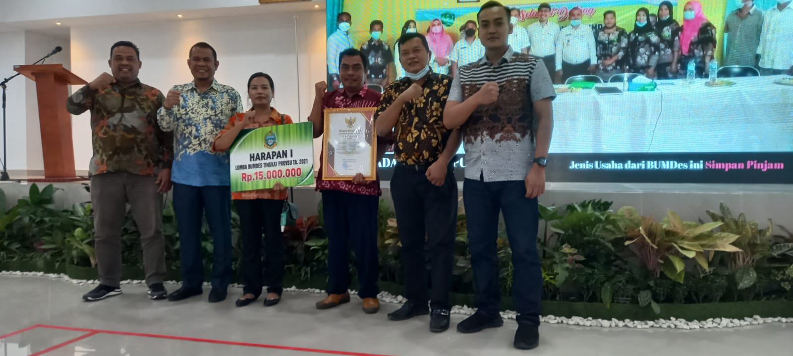 Desa Sei Lama Raih Predikat BUMDes Terbaik se Sumut