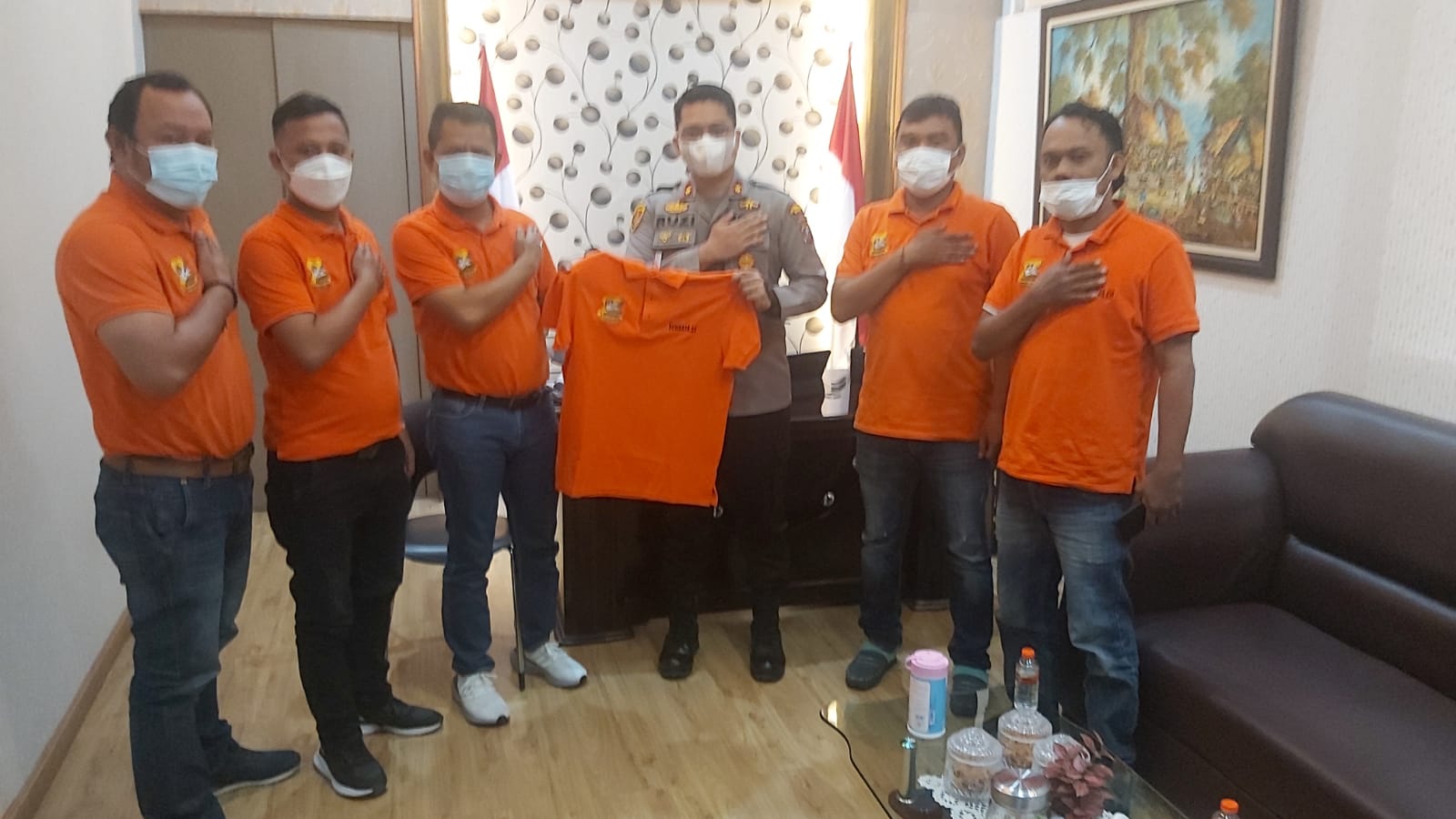 Pengurus Pewarta Silaturahmi di Polsek Medan Barat, Kompol Ruzi Sebut Wartawan Mitra Polri