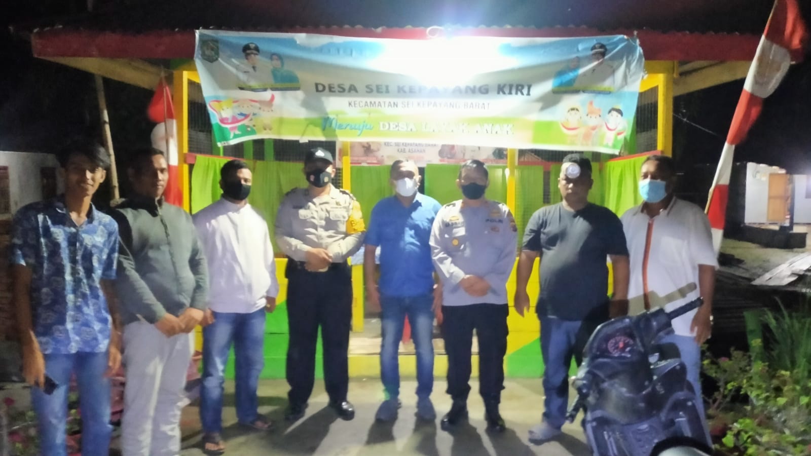Tingkatkan Kamtibmas Aman dan Nyaman Polsek Sei Kepayang Polres Asahan Patroli Pos Kamling Barokah