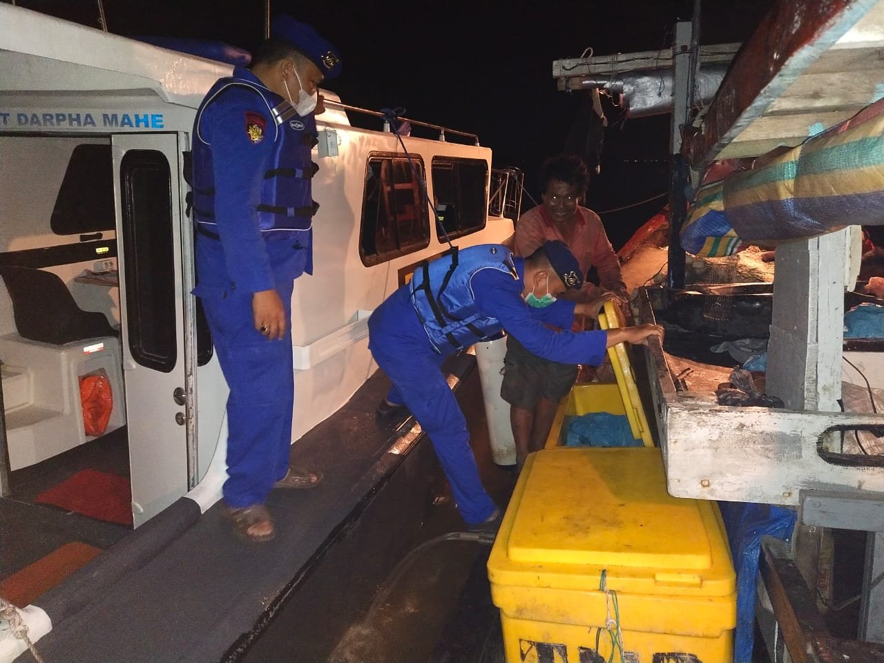 Sat Pol Airud Polres Tanjung Balai Lakukan Tugas Rutin Patroli Perairan