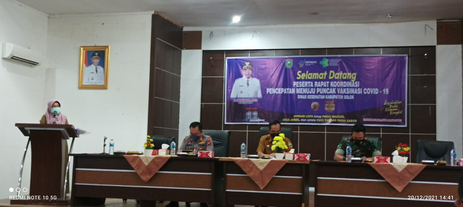 Pemkab Solok Bersama Tim Percepatan Vaksinasi Gelar Rakor