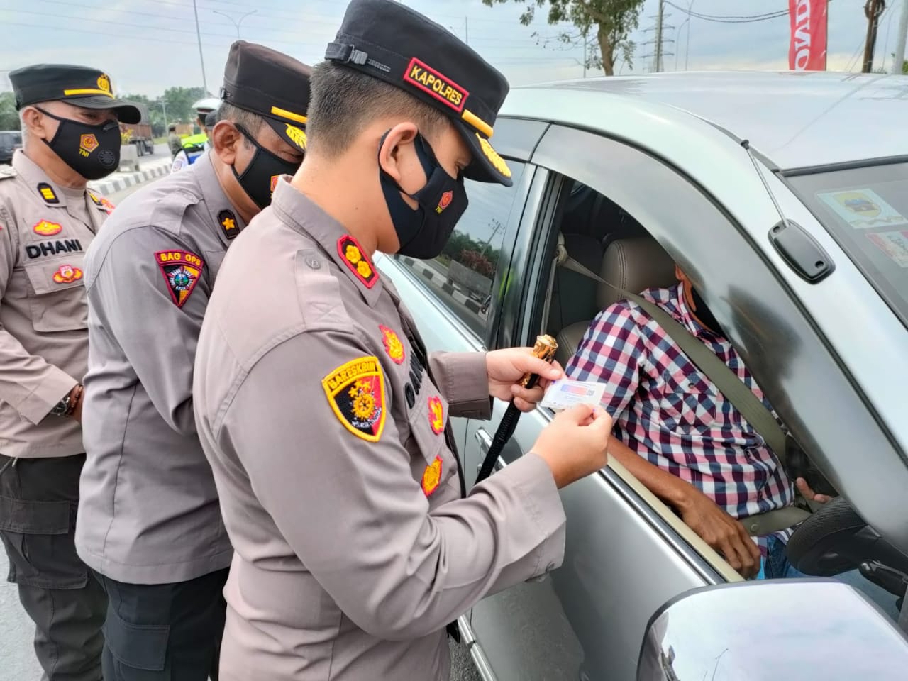 Polres Langkat Sumulasi Pembuatan Vidio Pelaksanaan Pos Pengamanan Lilin Toba 2021
