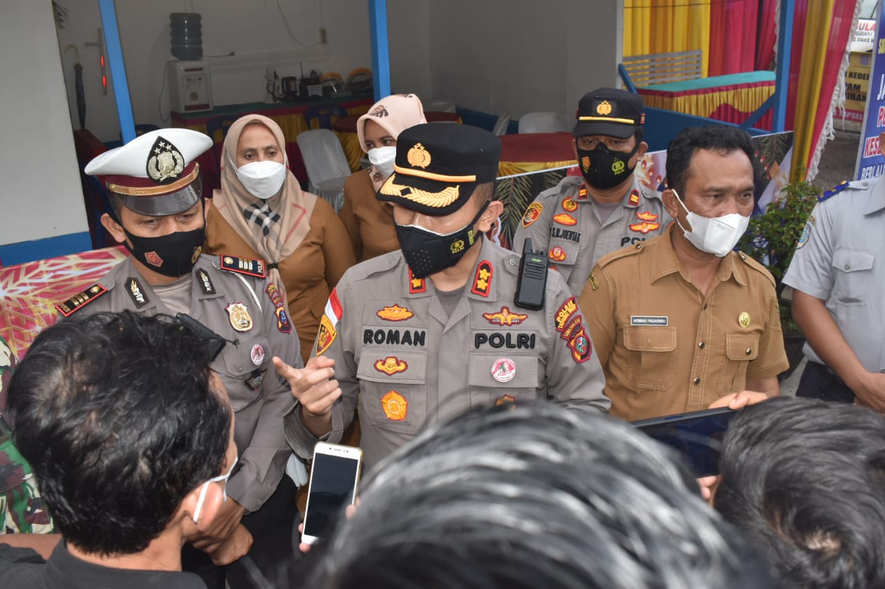 Sambut Natal - Tahun Baru, Kapolres Tapsel cek kesiapan Pos Pam