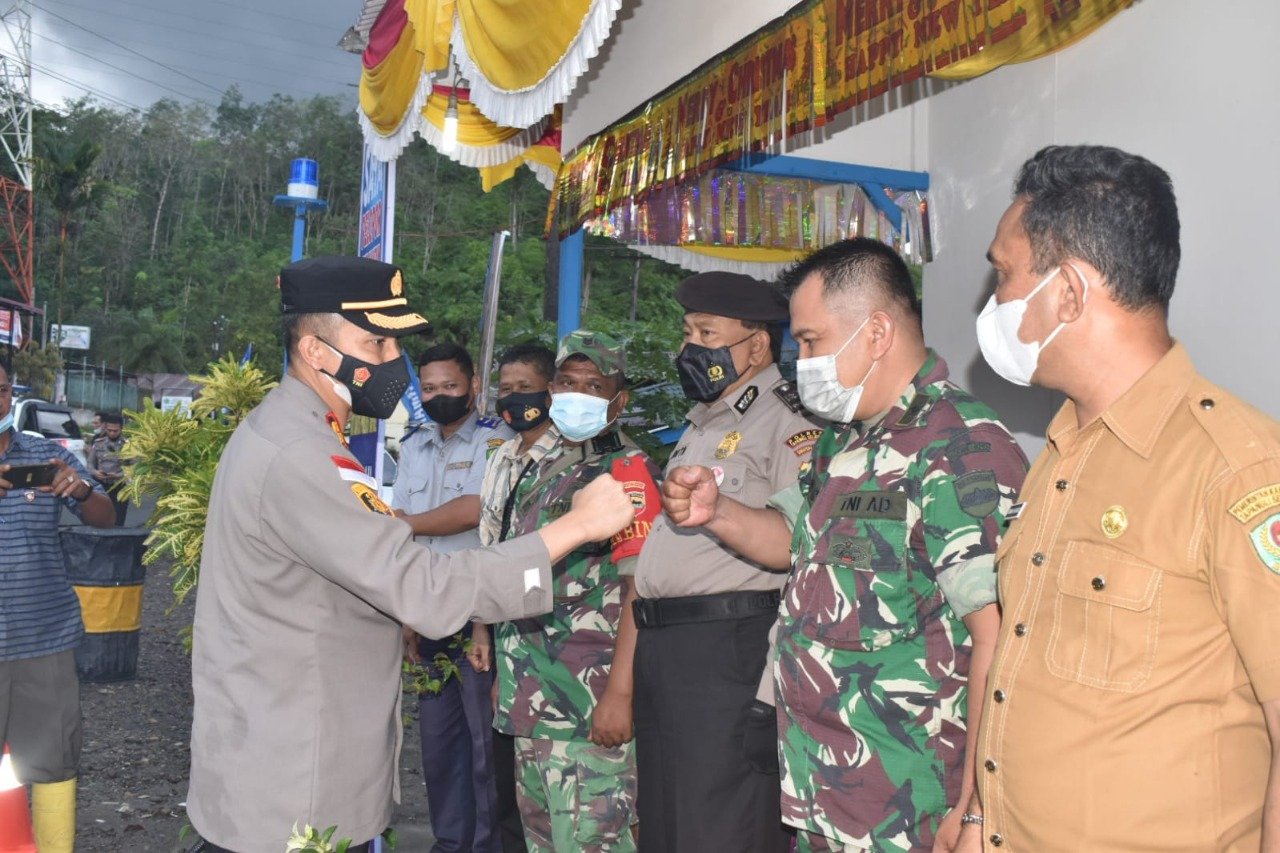 Kapolres Tapsel AKBP Roman Smaradhana Elhaj Cek Kesiapan POS Pam Jelang NataruÂ 