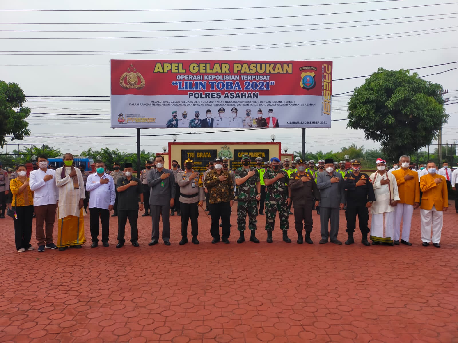 Polres Asahan - Forkopimda Gelar Apel Pasukan, 