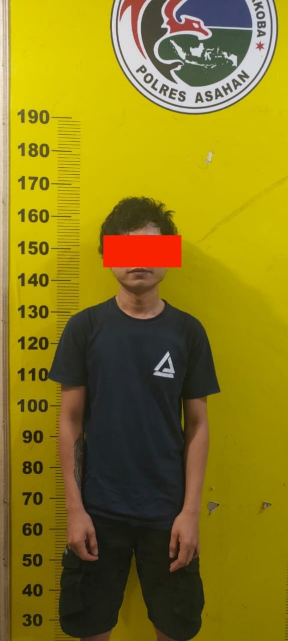 Polsek Simpang Empat Polres Asahan Amankan Seorang Pria Pengedar Sabu