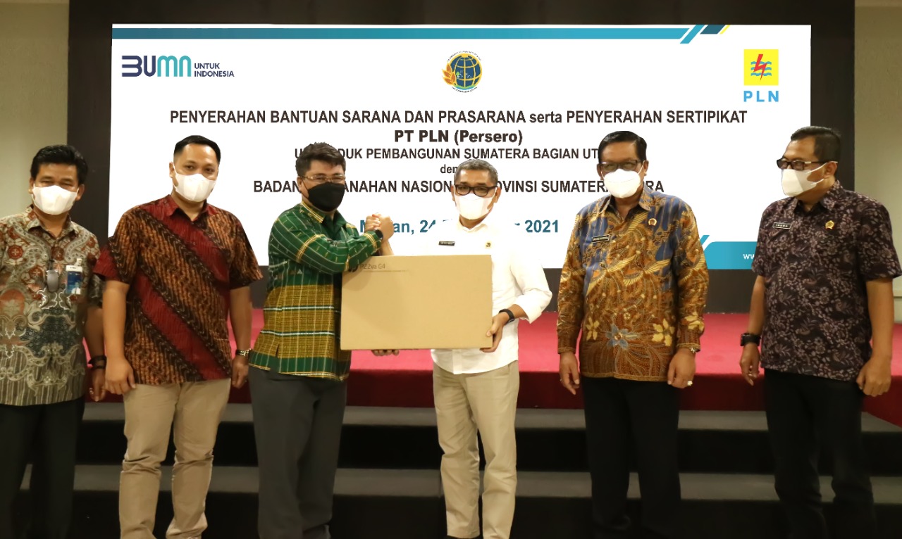 BPN Sumut Mendukung PLN Dalam Mengamankan Aset Negara