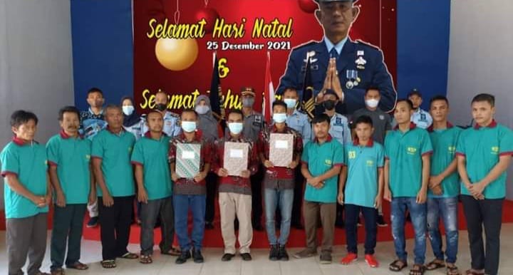Kado Natal 2021 : 37 Warga Binaan Lapas Kelas IIB Padangsidimpuan Kanwil Kemenkumham Sumut Dapat RemisiÂ 