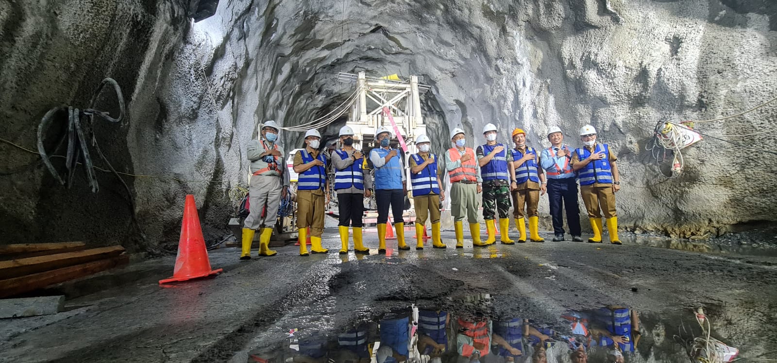 Forkopimda Kabupaten Asahan Kunjungi Proyek PLTA  Asahan III
