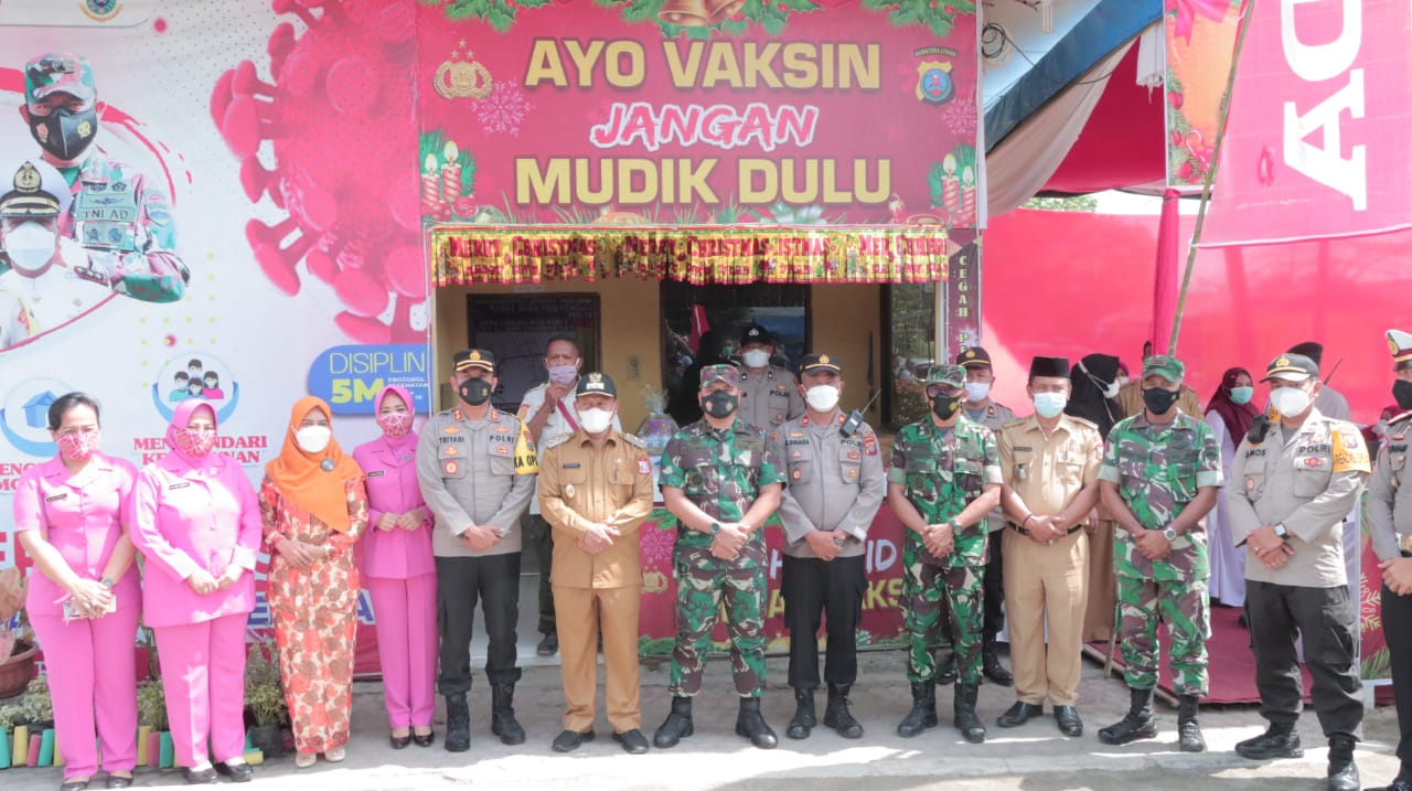 Kapolres Tanjung Balai Bersama Forkopimda Cek Kesiapan Pos Pam Nataru