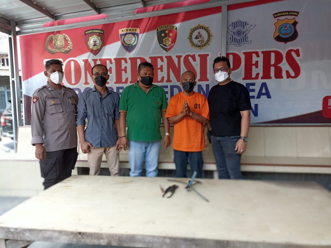 Reskrim Polsek Medan Area Ringkus Pencuri AC