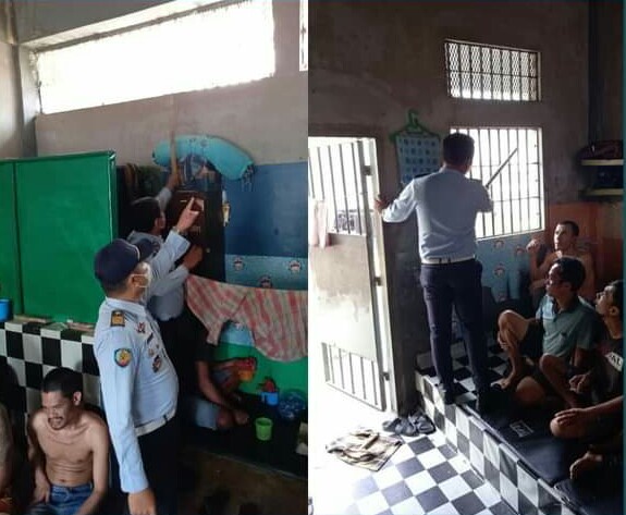 Hindari Gangguan Kamtib, Lapas Kelas IIB Padangsidimpuan Kanwil Kemenkumham Sumut Adakan Deteksi Dini