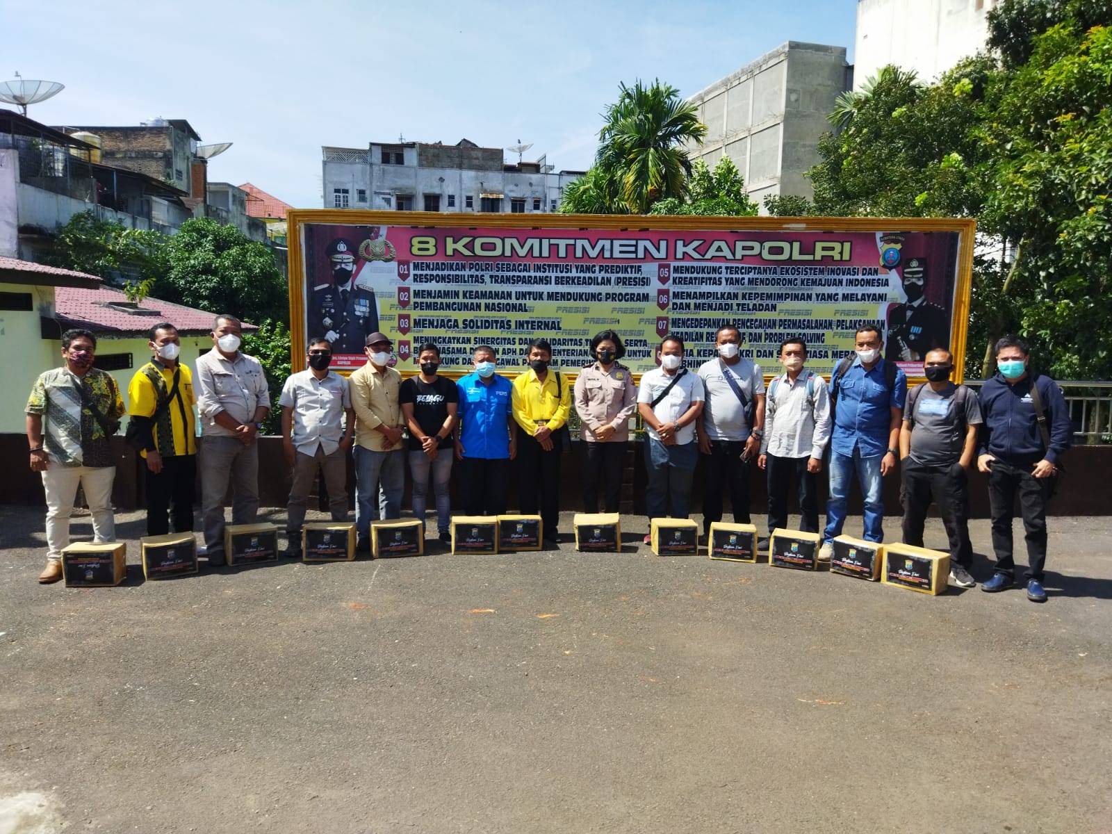 KAPOLRES SIDIMPUAN APRESIASI DENGAN KINERJA MEDIA TAHUN 2021