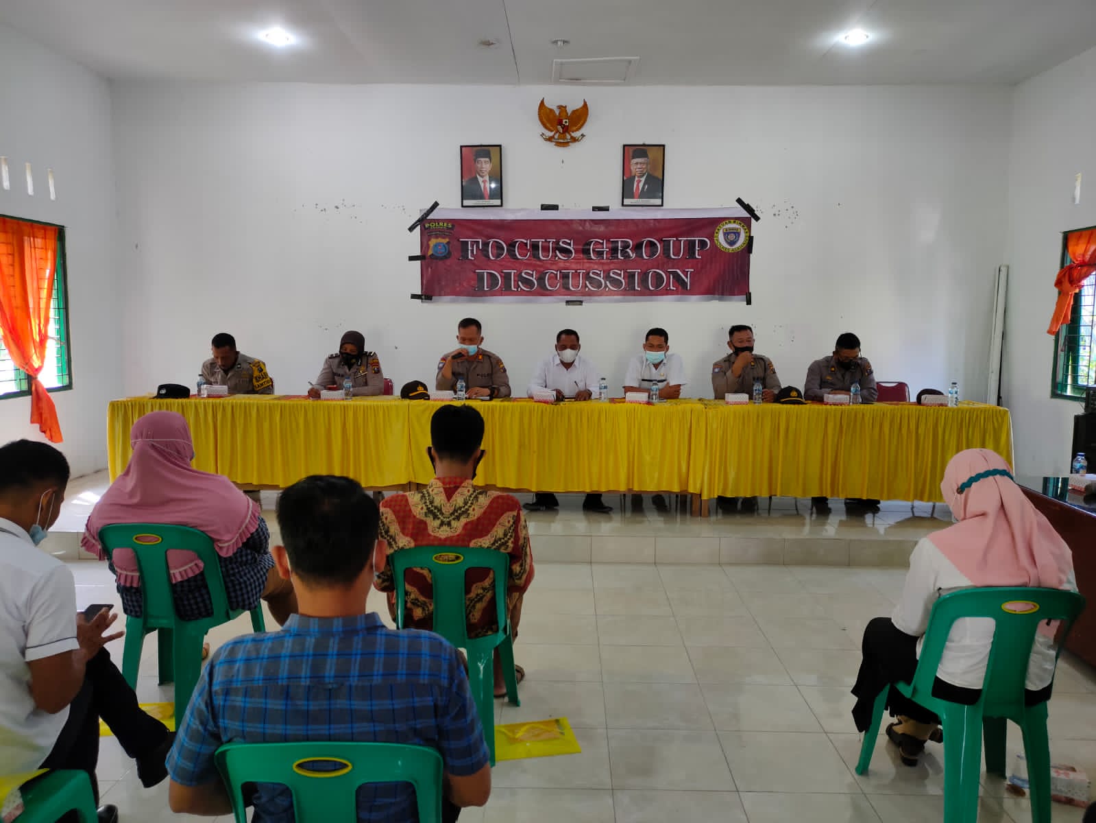 Polres Asahan Gelar Fucus Group Discussion di Aula Kantor Desa Bunut Sebrang