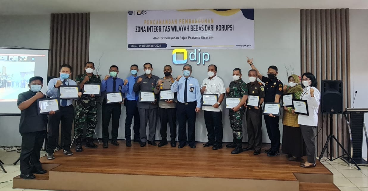 Wakil Bupati Asahan Hadiri Pencanangan Pembangunan Zona Integritas Wilayah Bebas Korupsi Kantor Pelayanan Pajak Pratama Kisaran
