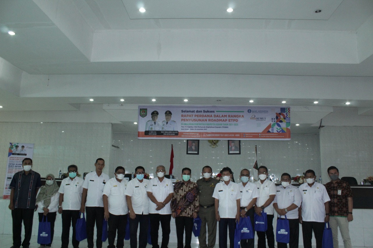 Pemkab Asahan Gelar Rapat Perdana Dalam Rangka Penyusunan Road Map ETPD di Lingkungan Pemkab Asahan Tahun 2021 - 2025