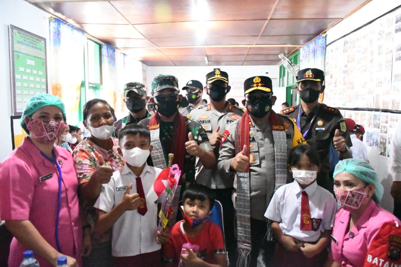 Polres Samosir Capai Target Harian Terbanyak Vaksinasi di Jajaran Polda Sumut