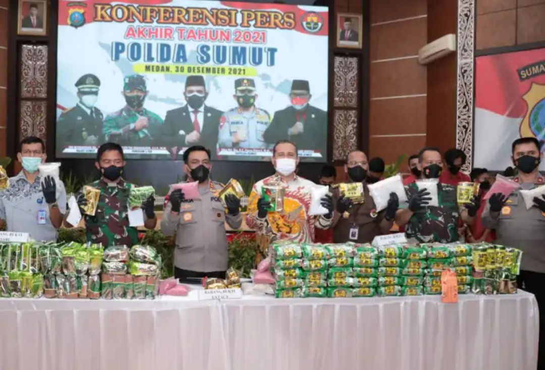 Kapolda Sumut Irjen Pol RZ Panca Putra Simanjuntak : 2021, Berbagai Kasus Ditangani Turun