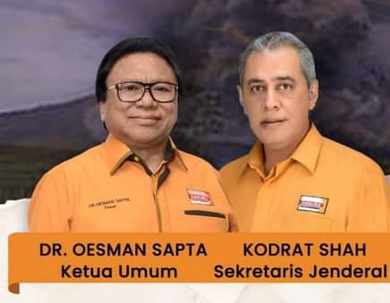 OSO Perintahkan Kader Hanura Bersiap Hadapi Pemilu 2024, Kader Harus Dukung Sekjen Kodrat Shah Benahi Partai Hanura