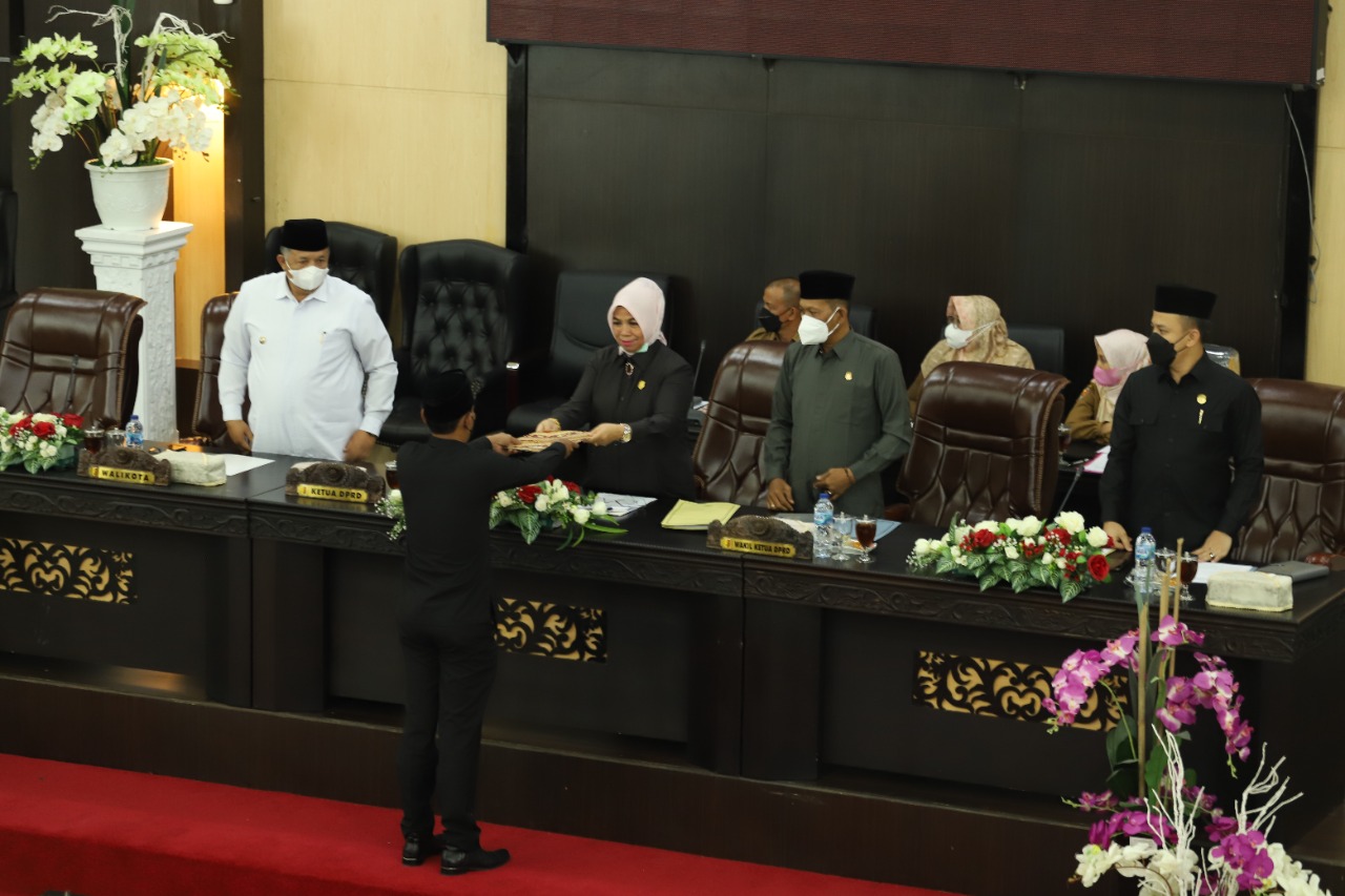 DPRD Kota Solok Rapat Paripurna APBD Kota Solok TA 2022, Perda Kota Solok Tahun 2022 Sebesar Rp 535,9 Milyar