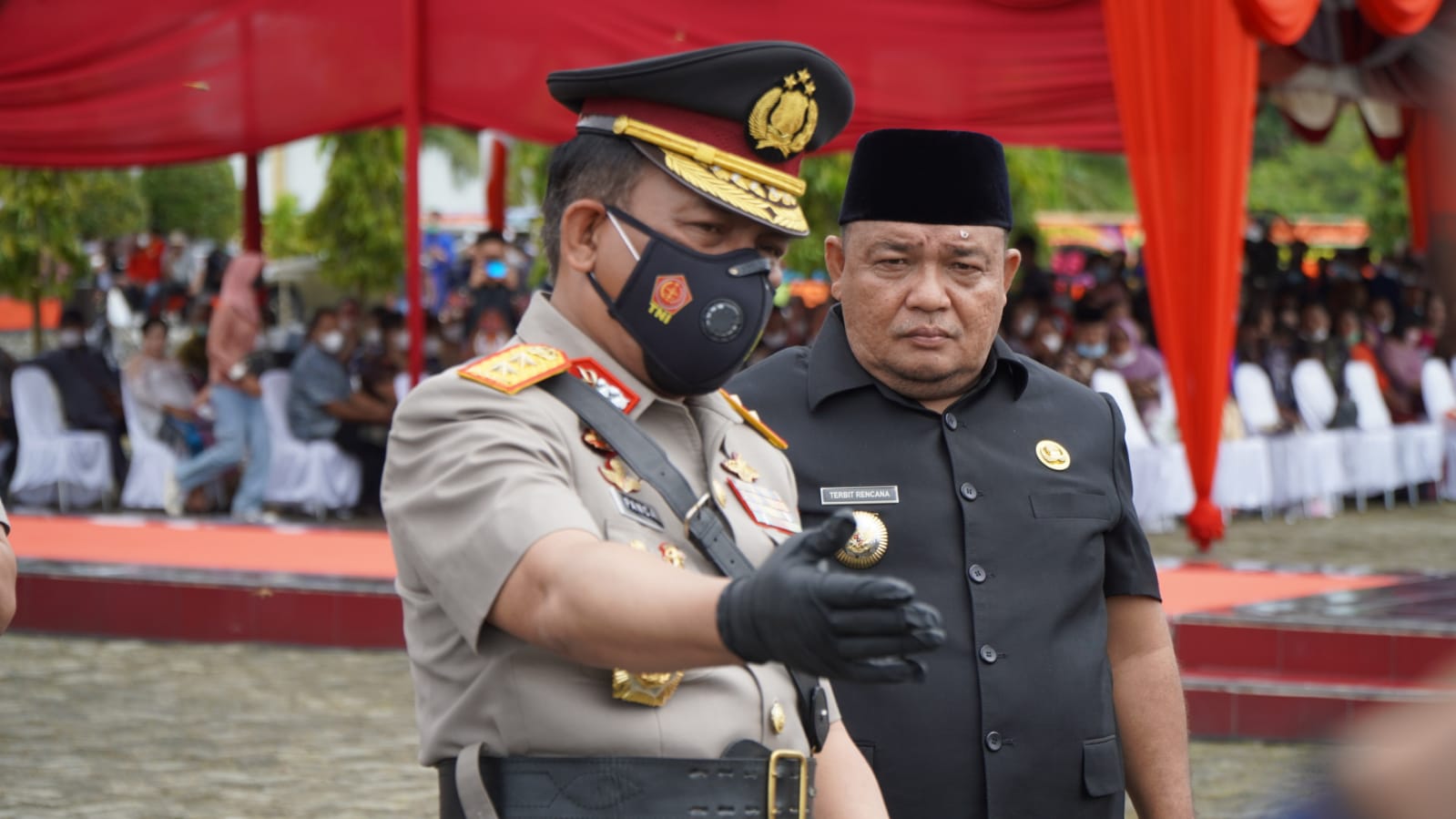 Bupati Langkat Hadiri Pelantikan Siswa Bintara SPN Hinai Poldasu