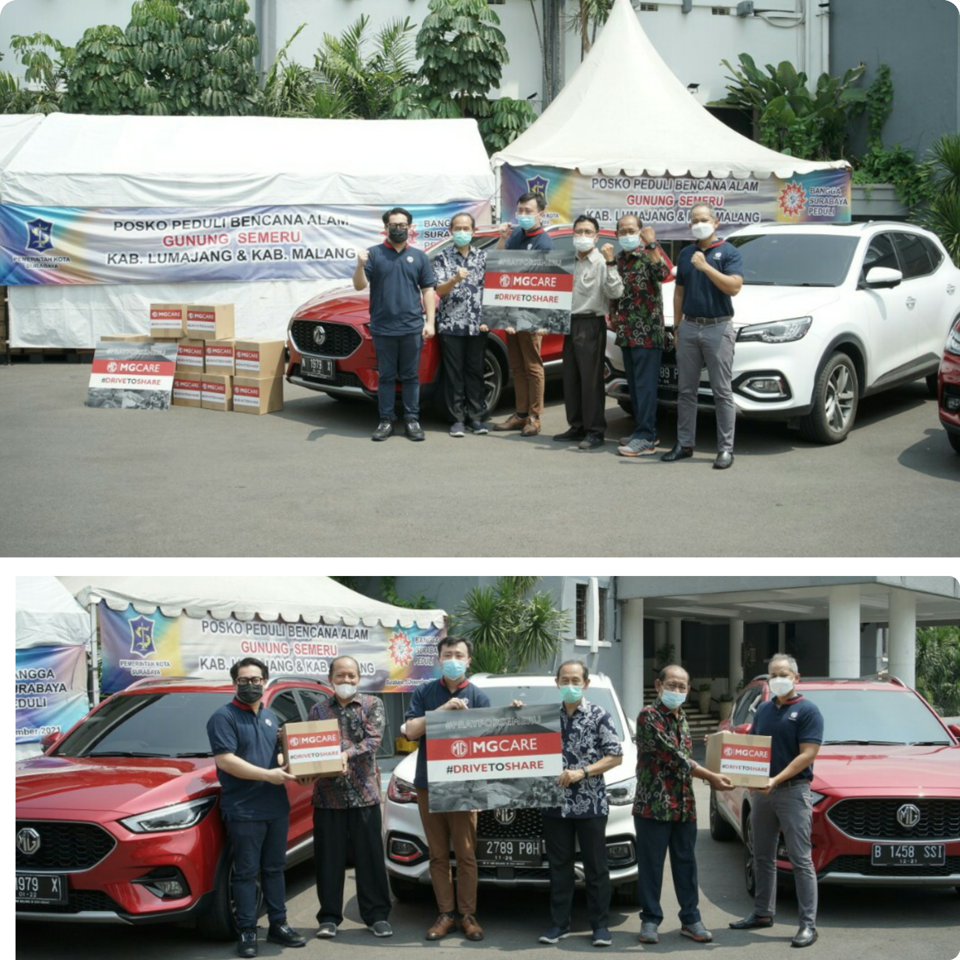 Peduli Korban Erupsi Gunung Semeru, MG Motor Indonesia Salurkan Puluhan Ribu Bantuan Lewat MG Care #DrivetoShare