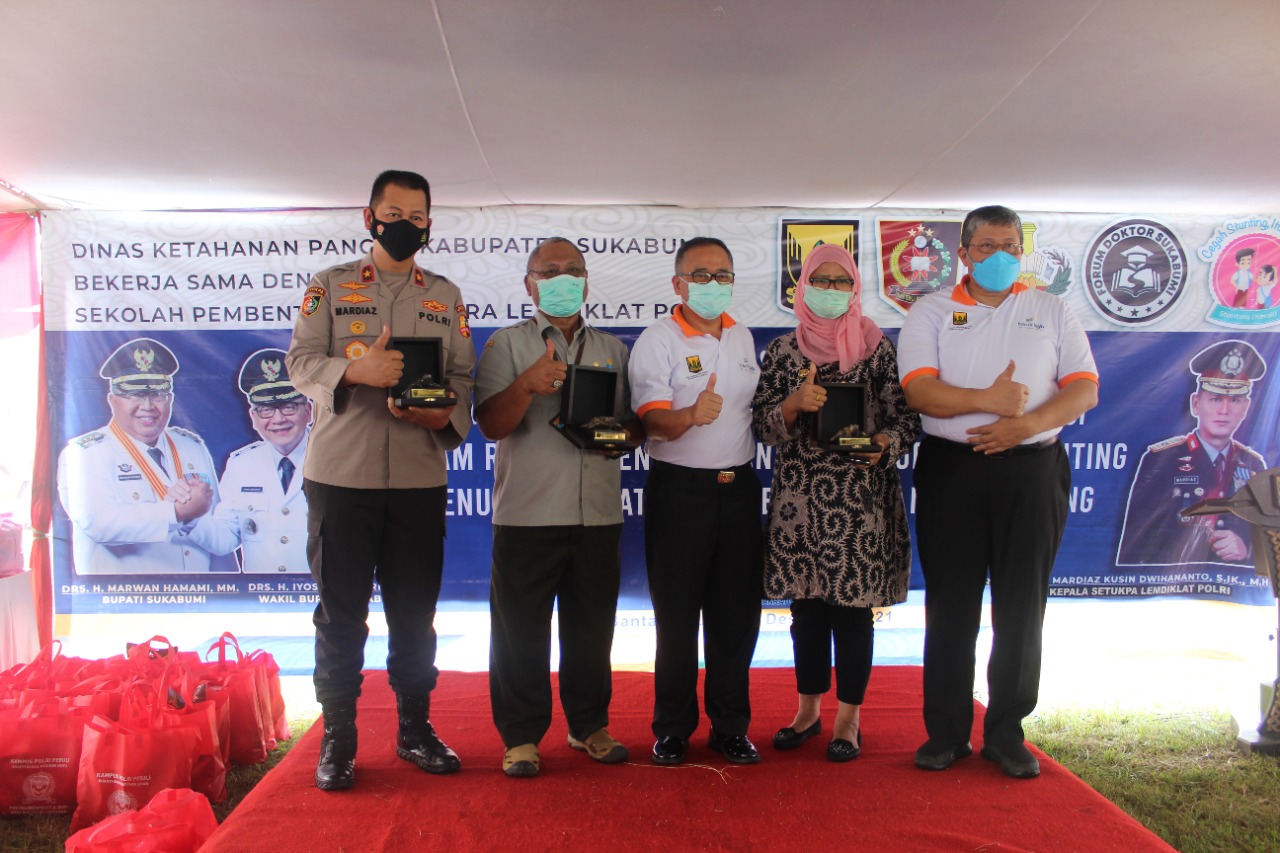 Kampus Polri Peduli Setukpa Bantu Program Percepatan Penurunan Stunting di Kab. Sukabumi
