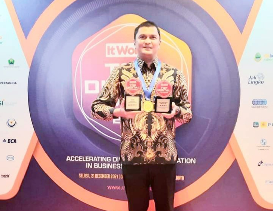 Luar Biasa, PDAM Tirtanadi SUMUT Raih Top Digital Award 2021