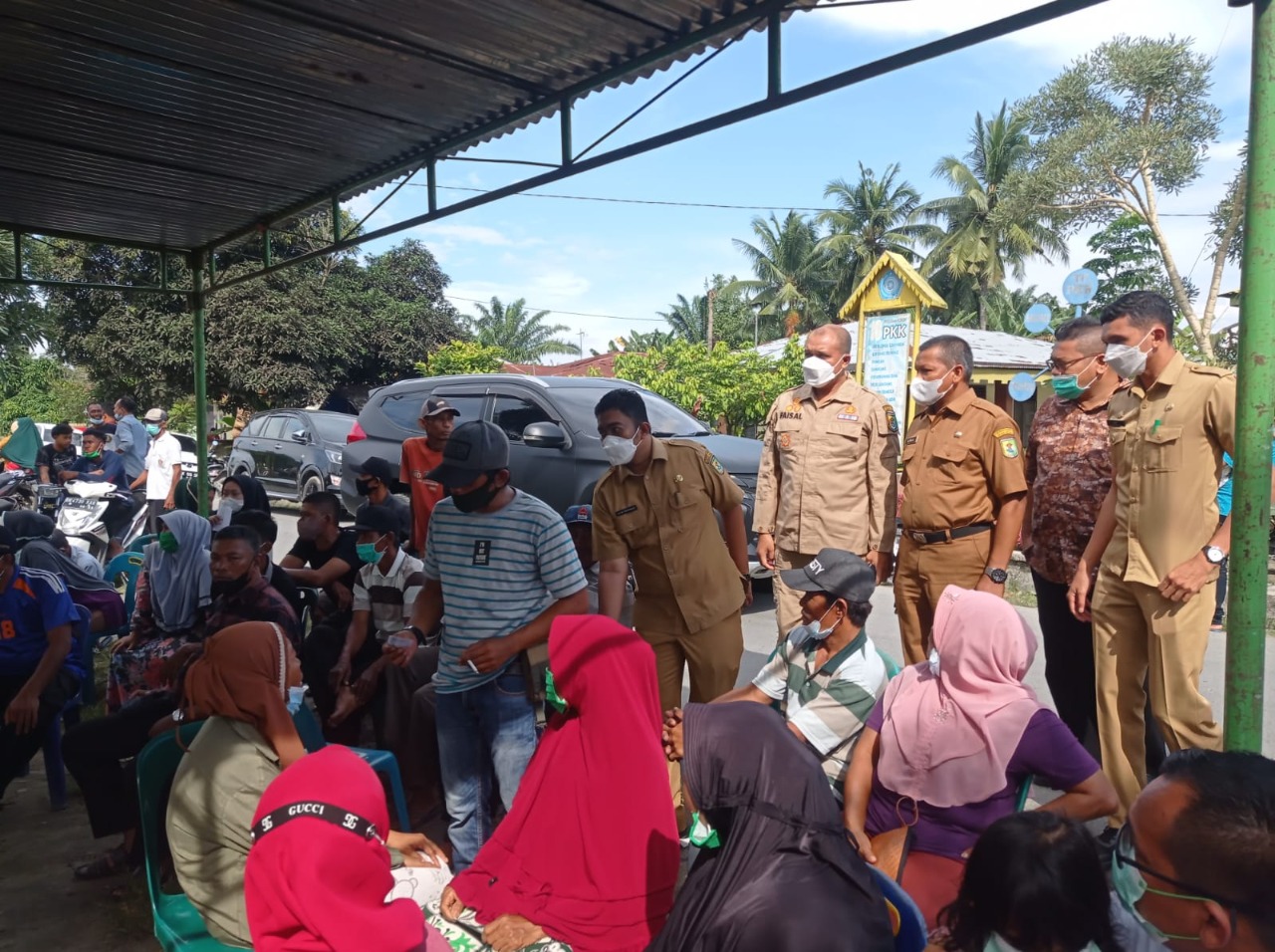 Sergai Gelar Gempur Vaksinasi di Pantai Cermin