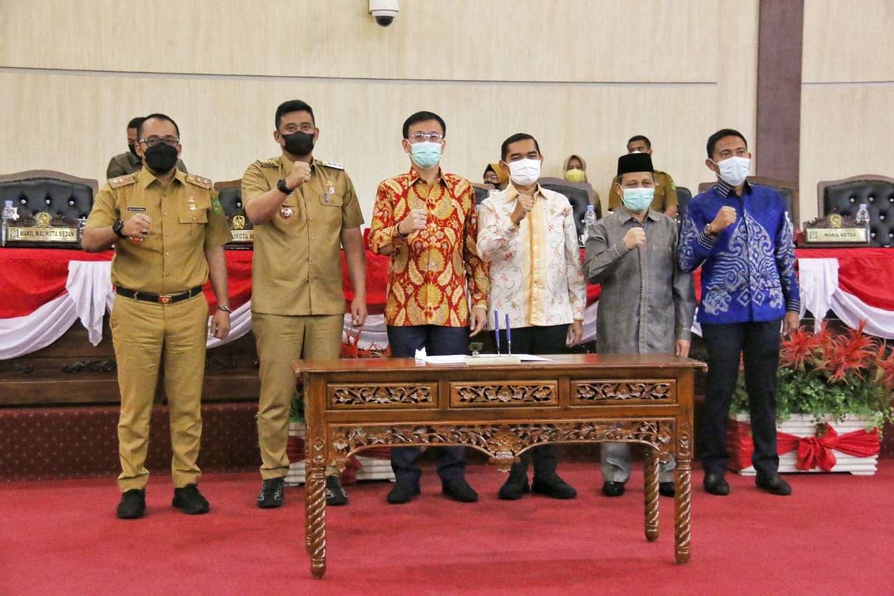 DPRD Setujui Ranperda Kota Medan,  Wali Kota Medan :APBD Kota Medan Sebagai APBD Rakyat dan APBD Sehat