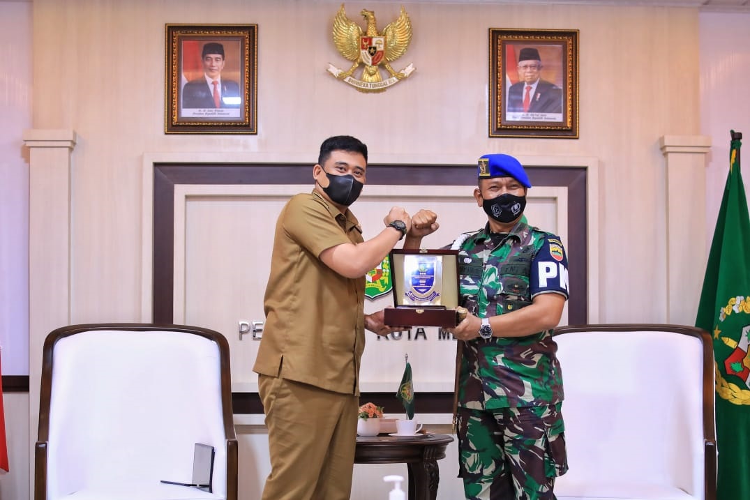 Wali Kota Medan Terima Kunjungan Danpomdam I/BB