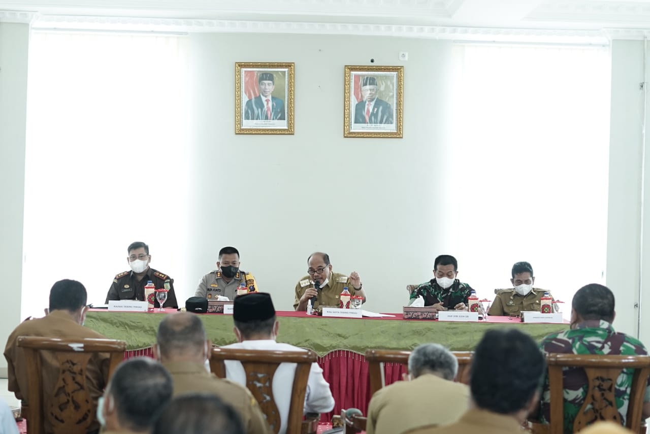 Wali Kota Bersama Forkompimda Rapat Sambut Natal dan Tahun Baru