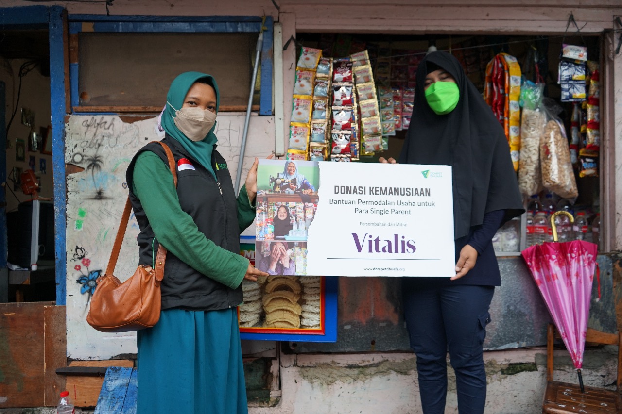 Gandeng Dompet Dhuafa, PT Unza Vitalis Salurkan Bantuan UMKM Melalui Program Keluarga Tangguh Single Parent