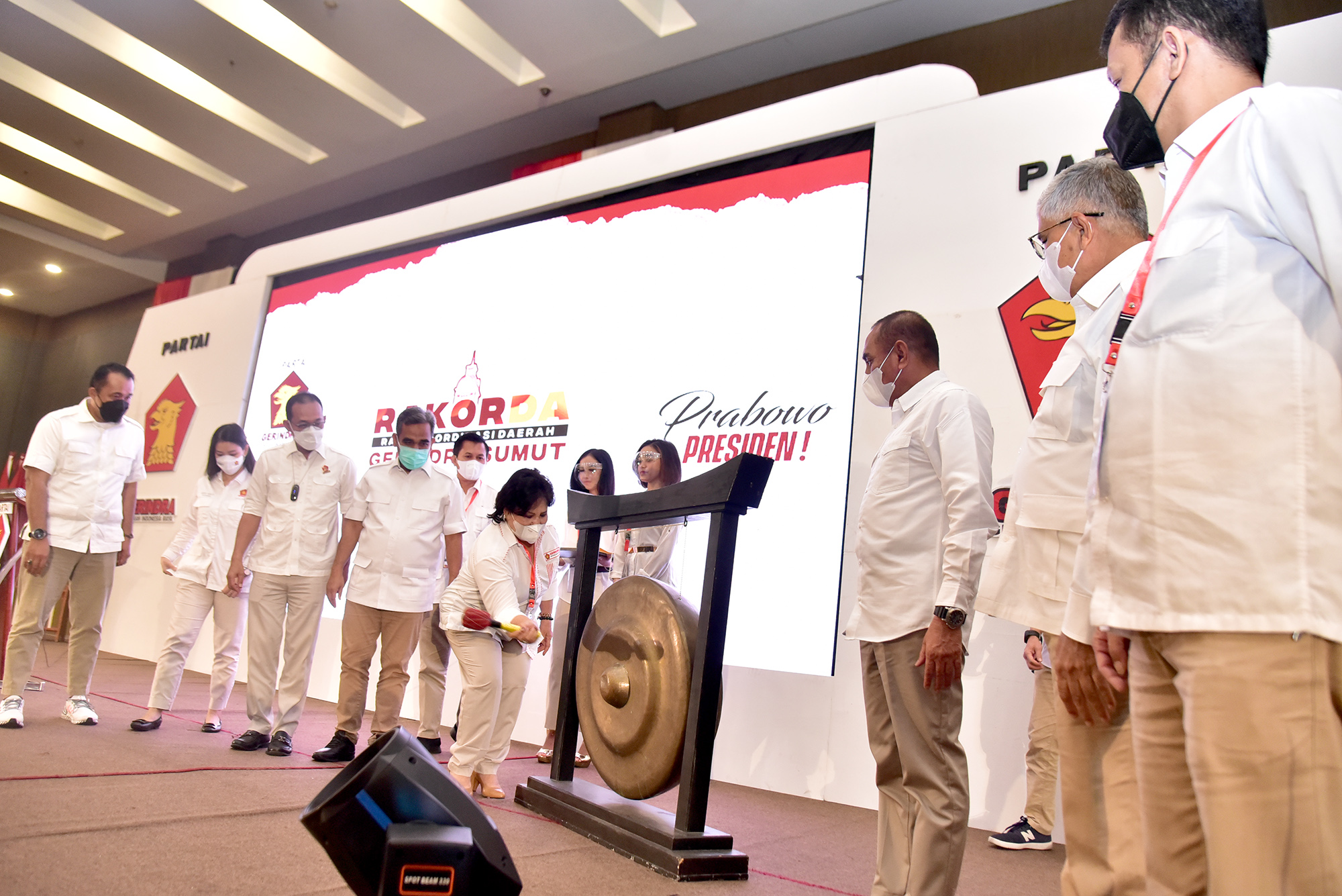 Rakorda  Partai Gerindra Sumut,Ahmad Muzani : Prabowo Calon   Presiden 2024