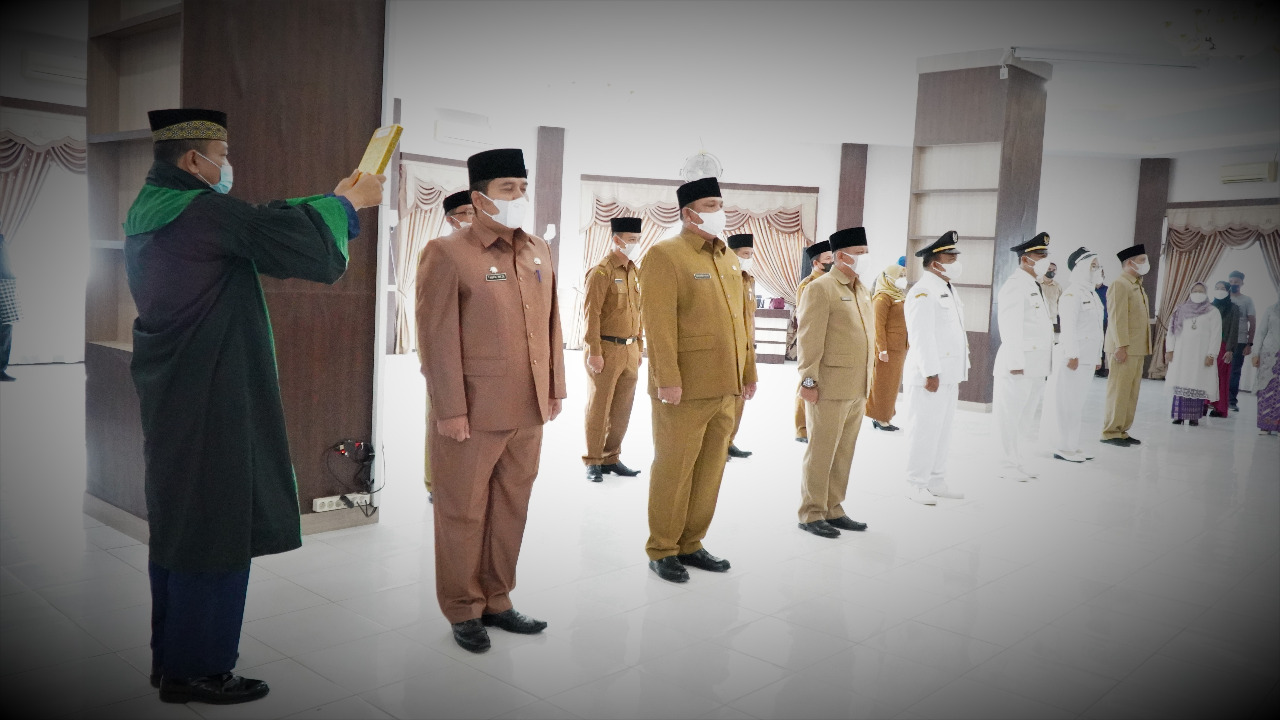 16 Pejabat Eselon Dilantik, Ini Daftar Namanya