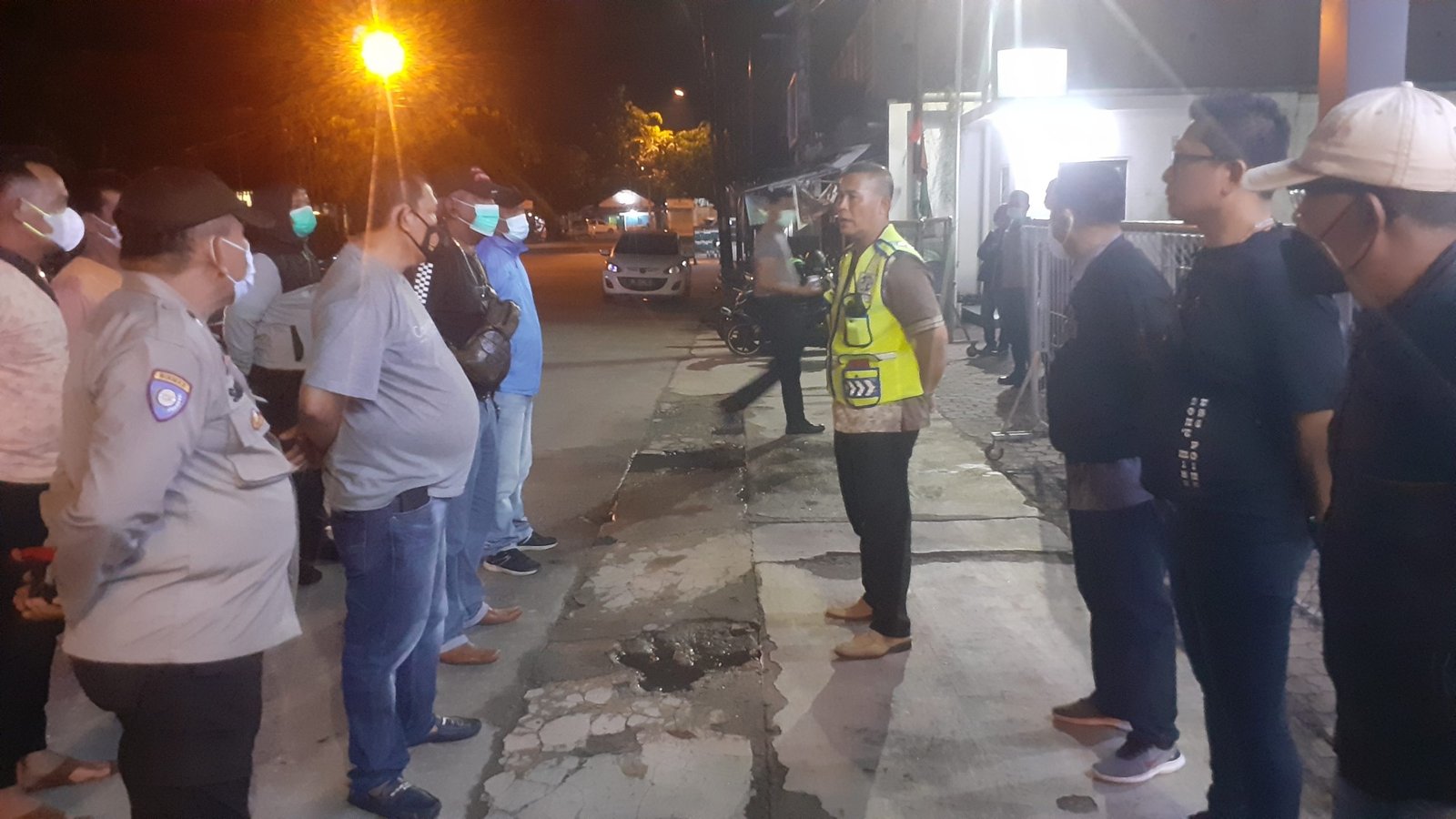 Cipta Kondisi Kondusif Pasca Perayaan Tahun Baru 2022, Kapolsek Medan Area Motivasi Personil Jalankan Tufoksi Polri