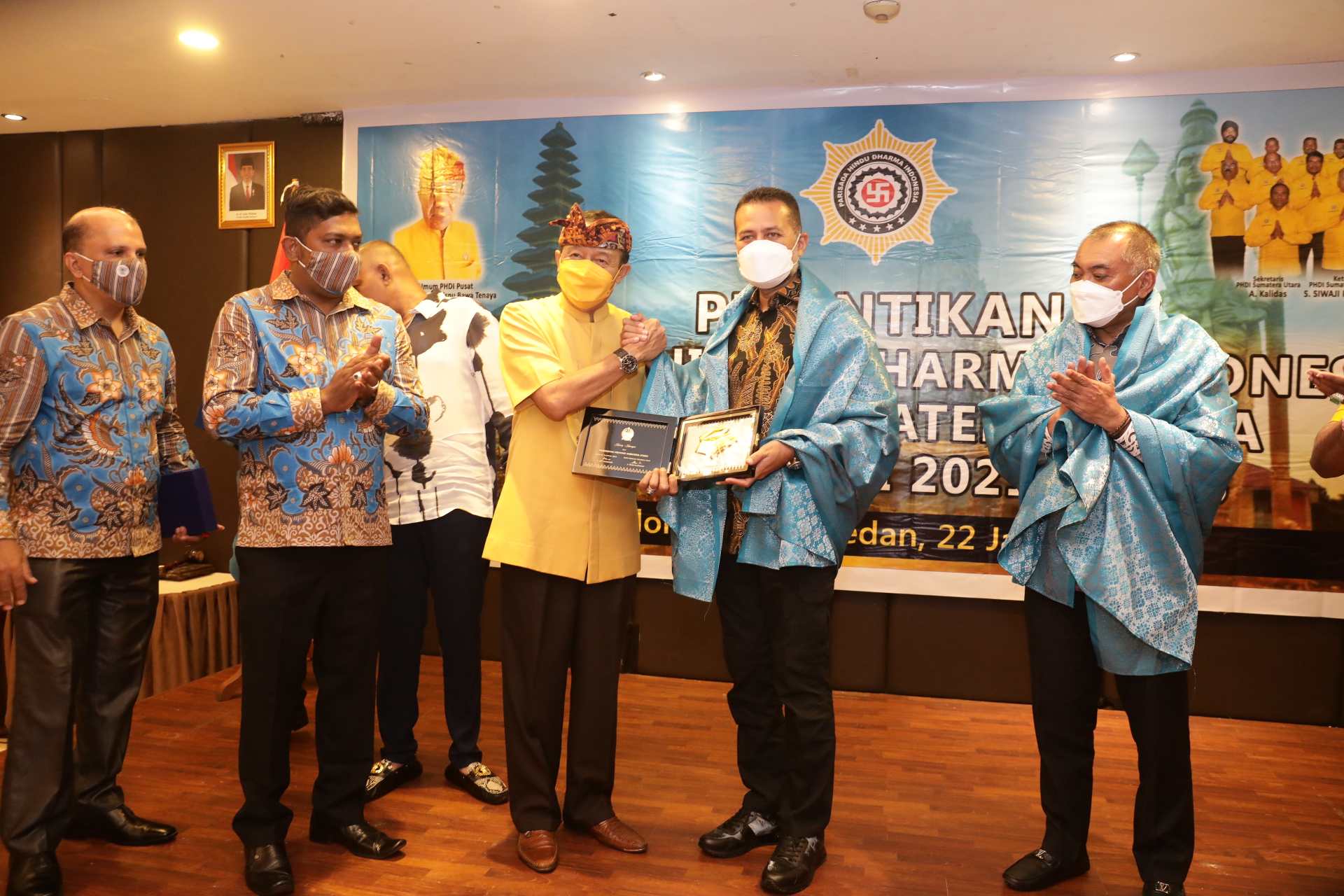 Musa Rajekshah Harapkan Pengurus Baru  PHDI Sumut Jaga Kekompakan dan Kerukunan