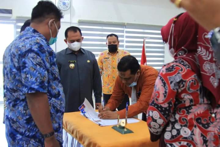 Bank Sumut Bersama 75 Desa se Labuhanbatu MoU Fasilitas KMG