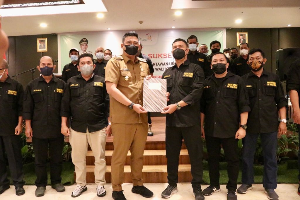 Bobby Nasution Berharap Persatuan Wartawan Unit Pemko Medan Bermanfaat
