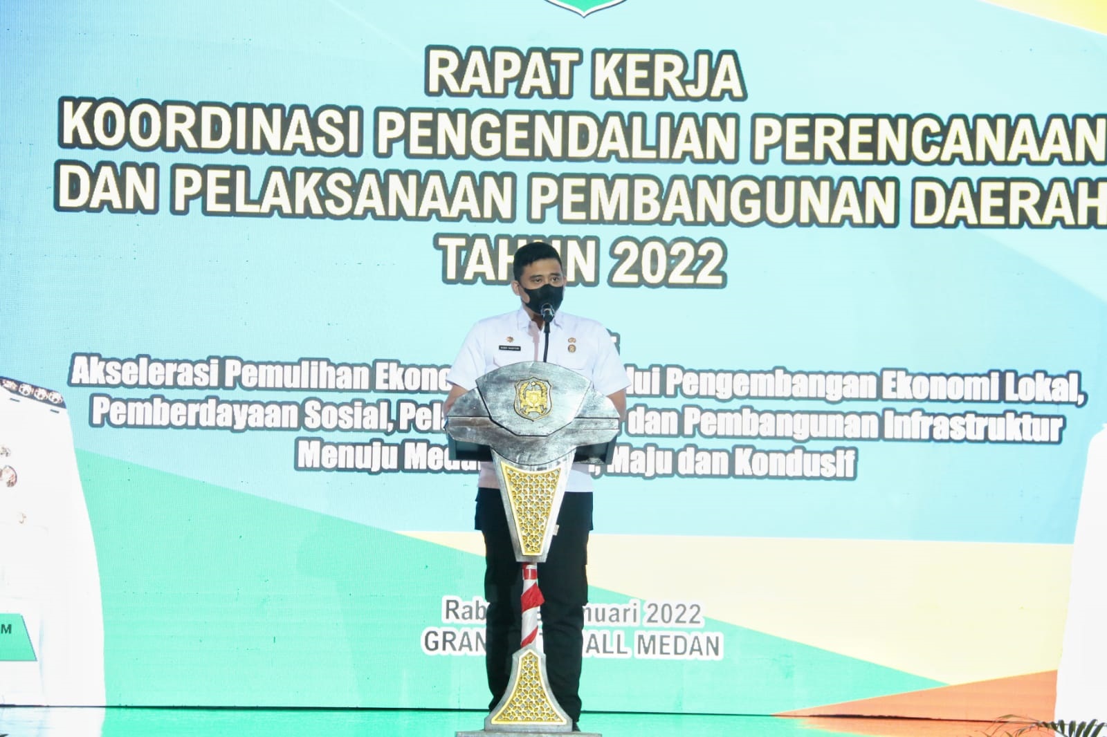 Wali Kota Medan Tekankan Jangan Ada Silpa Ditahun 2022,  Buka Rakor Pengendalian Perencanaan dan Pelaksanaan Pembangunan Daerah
