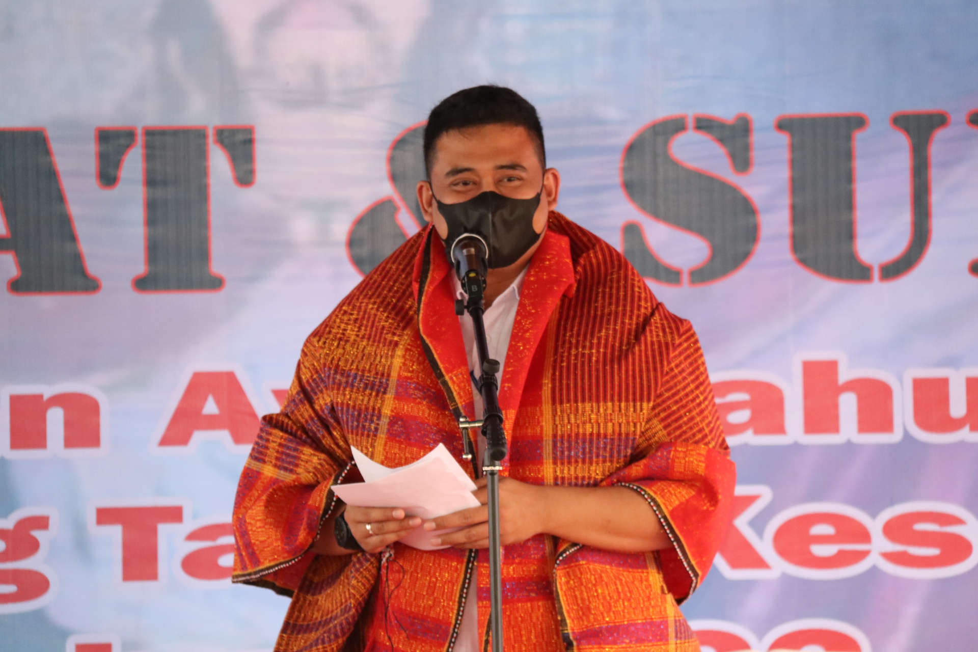 Bobby Nasution Ajak Cegah Penyebaran Covid-19 & Bantu Tangani Stunting,  Hadiri Syukuran Tahun Baru 2022 HKBP Distrik X Medan Aceh