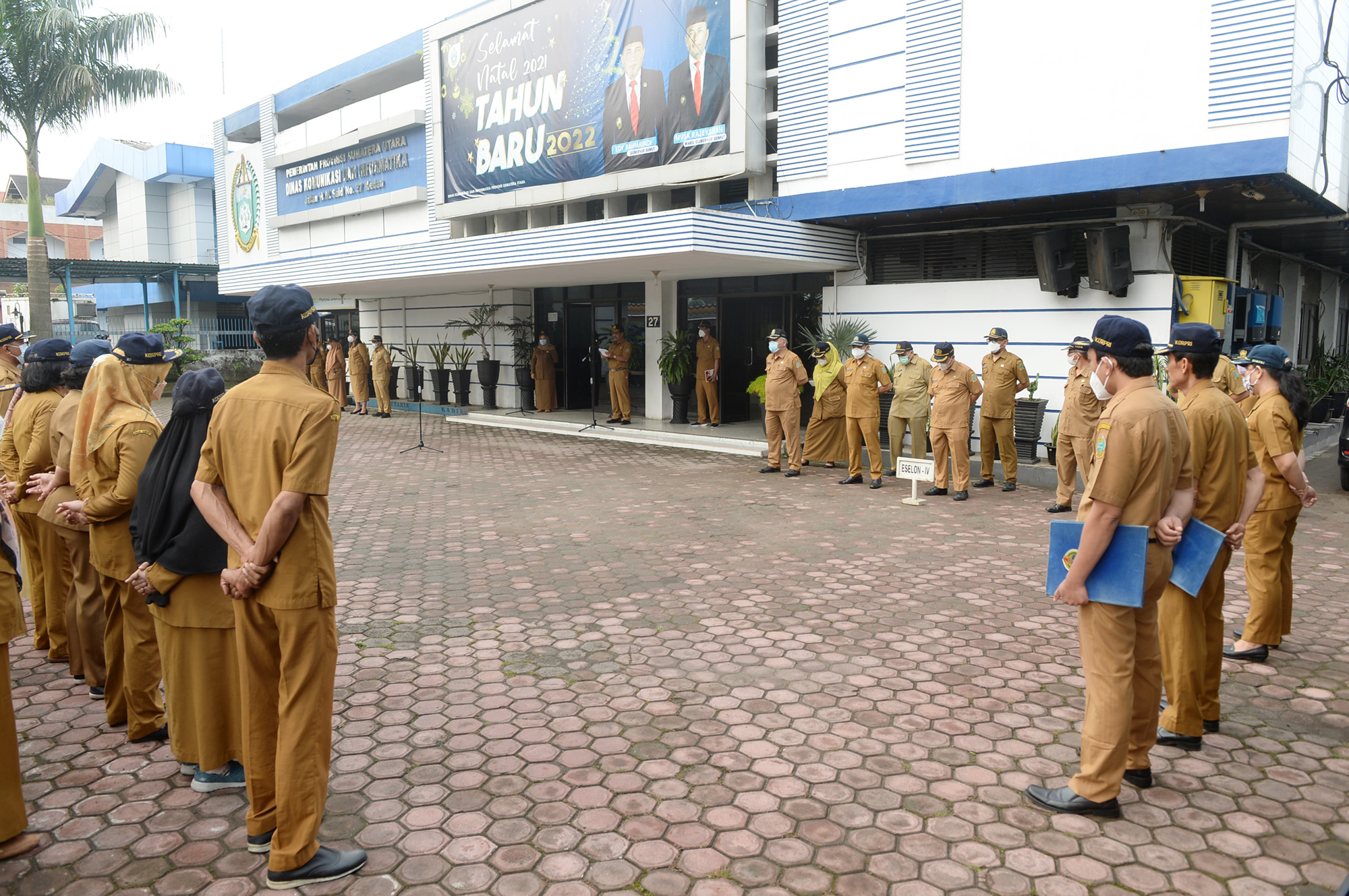 Pemprov Sumut Mulai Gelar Apel di 2022,  Aparatur Diingatkan untuk Jaga Potensi dan Kompetensi