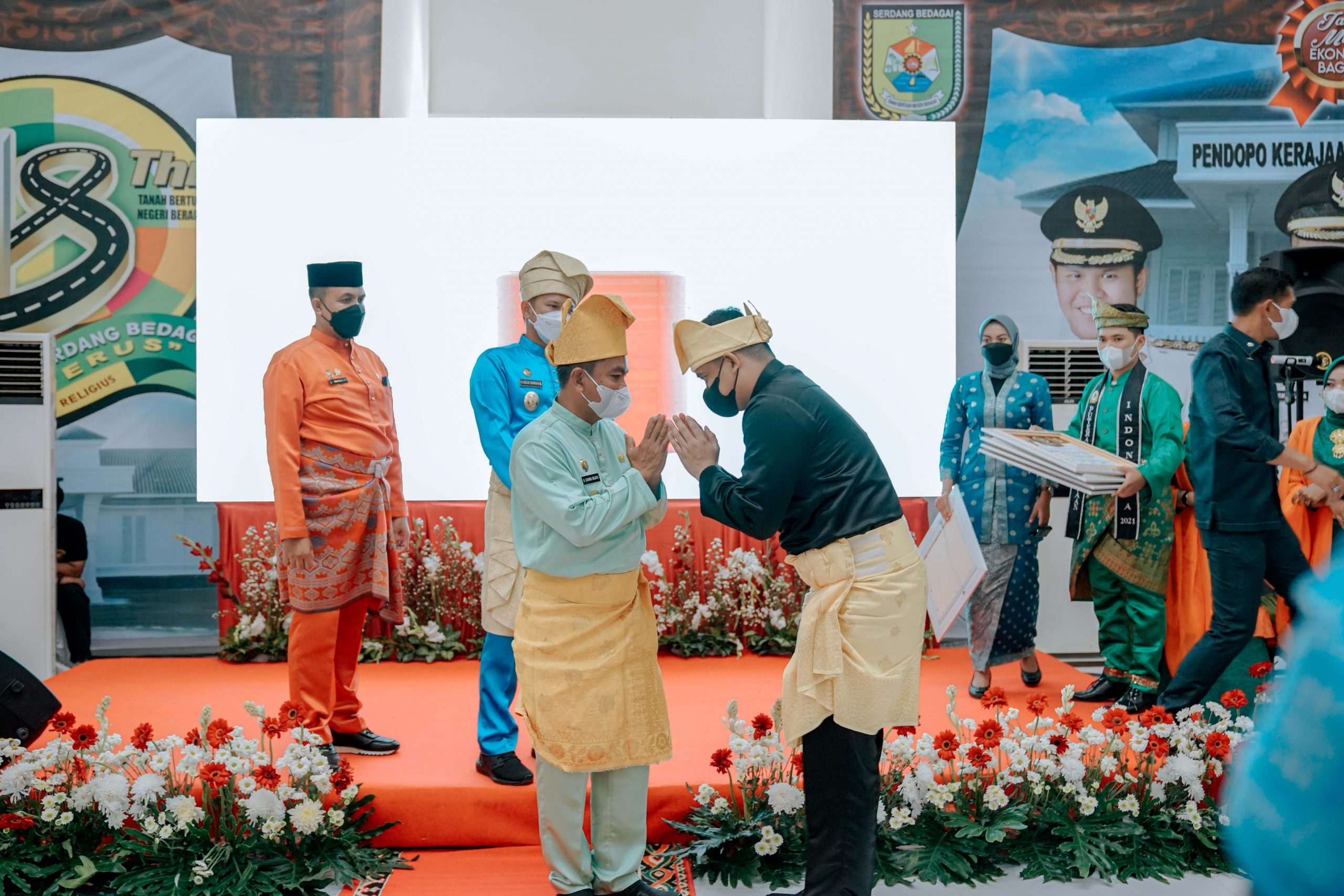 Bobby Nasution Hadiri  Resepsi Hari Jadi Kabupaten Sergai ke-18 Tahun 2022