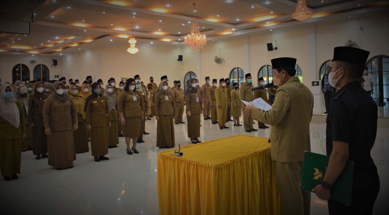 Pemkab Langkat Lantik 42 Pejabat Eselon & 191 Pejabat Fungsional