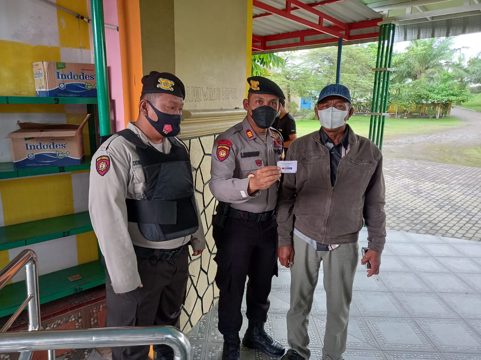 Personel Sat Samapta Polres Asahan Patroli dan Pengecekan Lokasi Obyek Wisata Pada Liburan Tahun Baru 2022