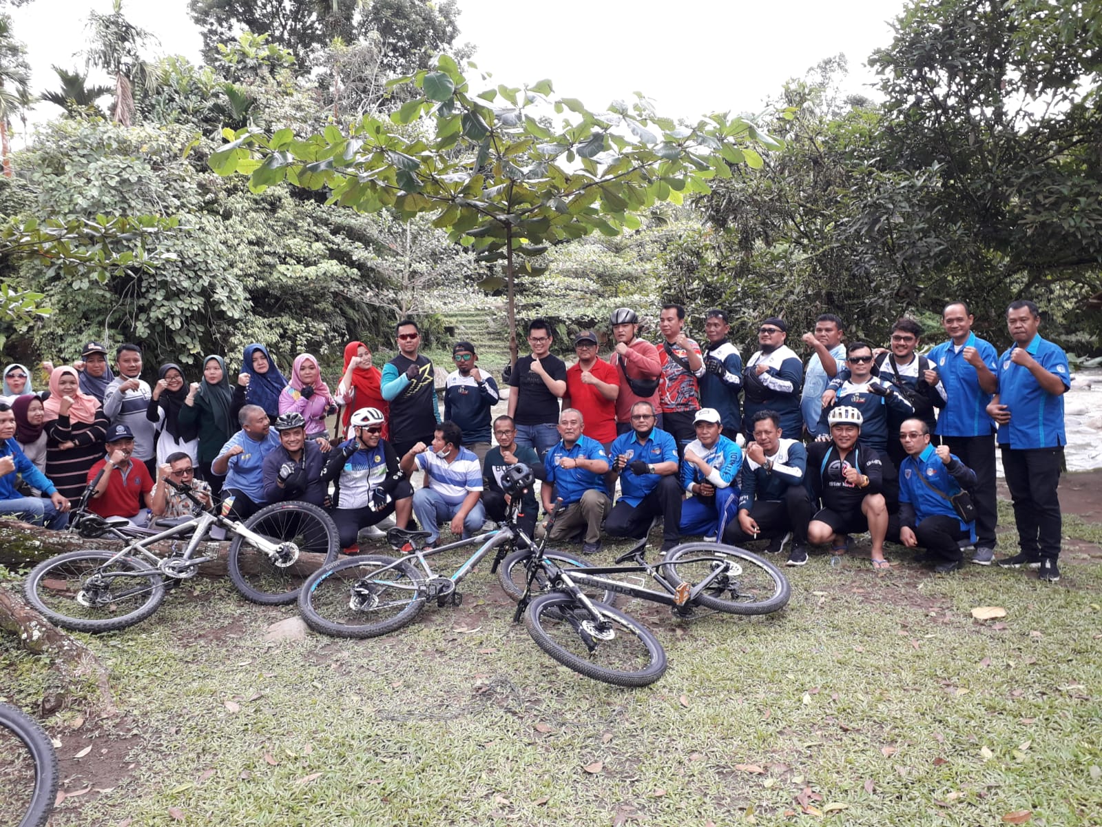 Mempererat Tali Silaturahmi PDAM Tirtanadi  KOSPI Adakan Kegiatan Gowes