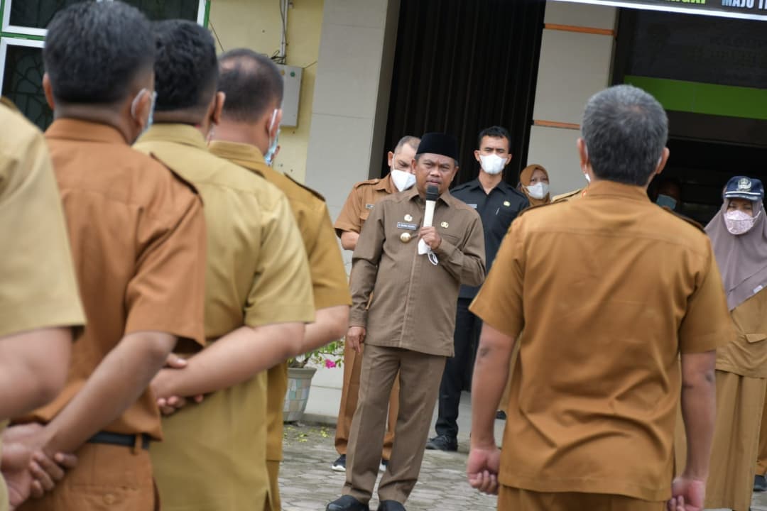 Pasca Libur Tahun Baru, Bupati, Wakil Bupati dan Sekdakab Lakukan Sidak ke Sejumlah Kantor OPD