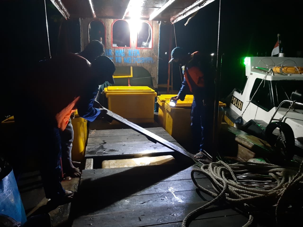 Hari ke 4 Tahun Baru 2022, Situasi dan Kondisi Perairan di Wilkum Polres Tanjung Balai Selama 1 x 12 jam Kondusif