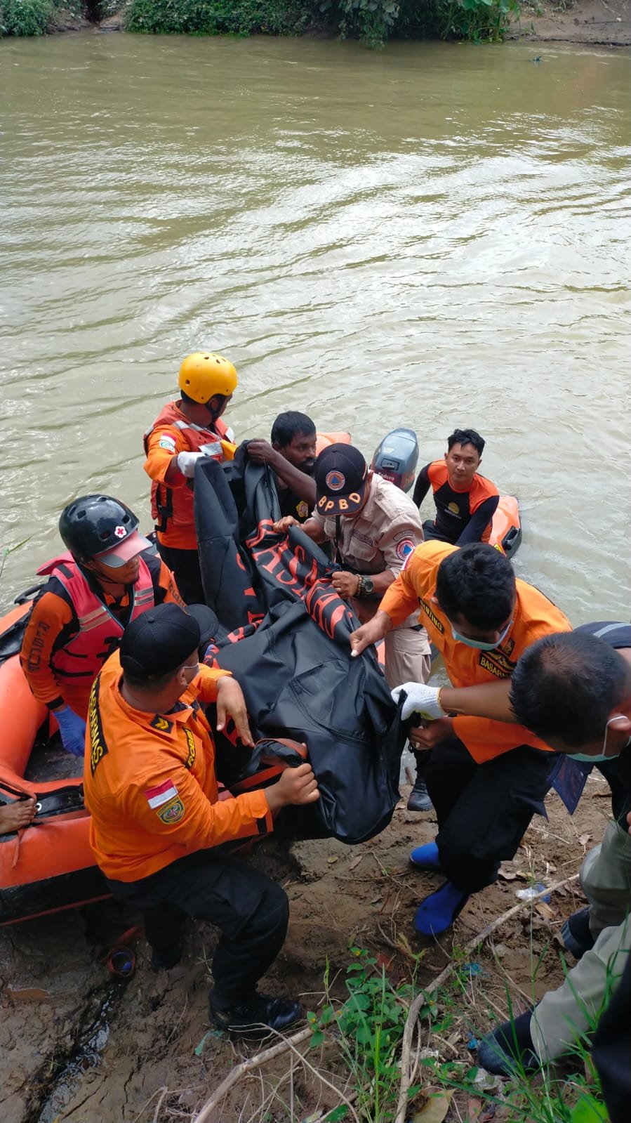 Terseret Harus Sungai Seruai, Sagimin Ditemukan Udah Jadi Mayat