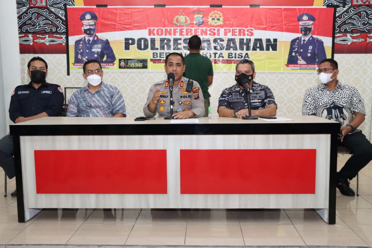 Kapolres Asahan : Nahkoda Kapal Pembawa 52 PMI Ilegal ke Malaysia Mendapat Upah Rp 5.000.000